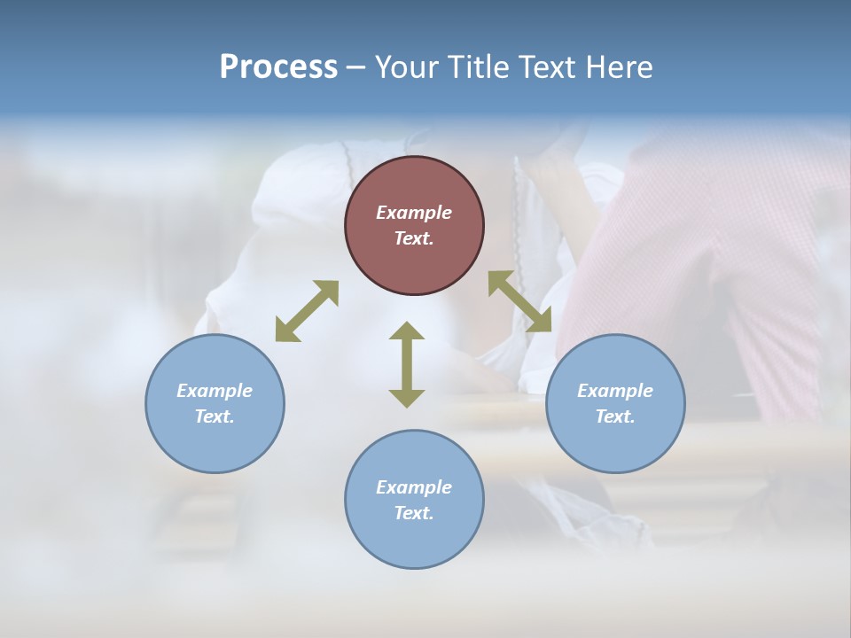 Two Happy Tableware PowerPoint Template