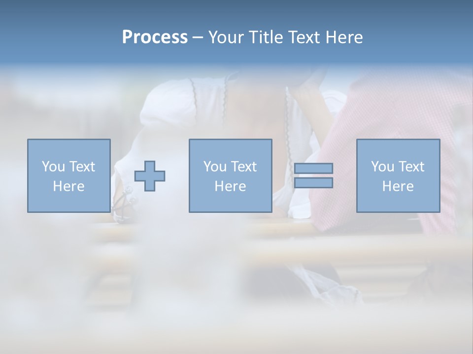 Two Happy Tableware PowerPoint Template