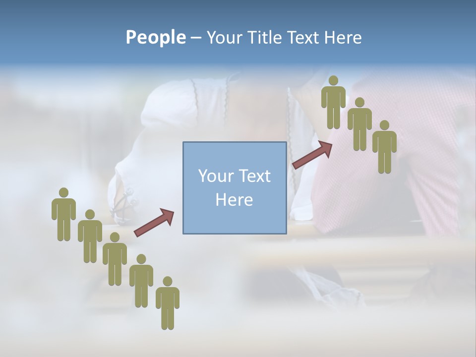 Two Happy Tableware PowerPoint Template