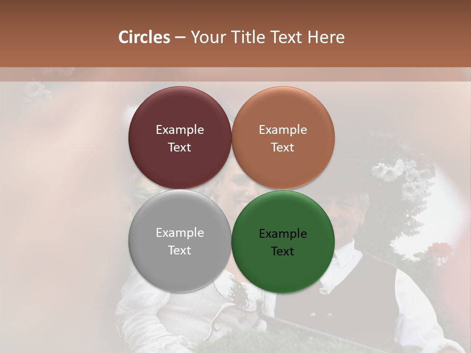 Events Male Seated PowerPoint Template