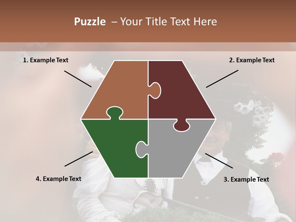 Events Male Seated PowerPoint Template