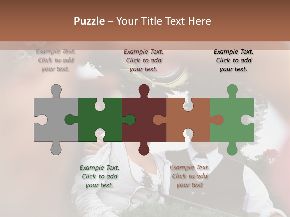 Events Male Seated PowerPoint Template