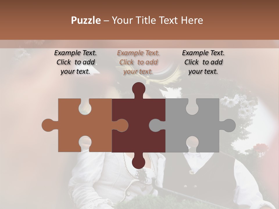 Events Male Seated PowerPoint Template