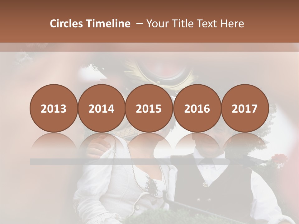 Events Male Seated PowerPoint Template