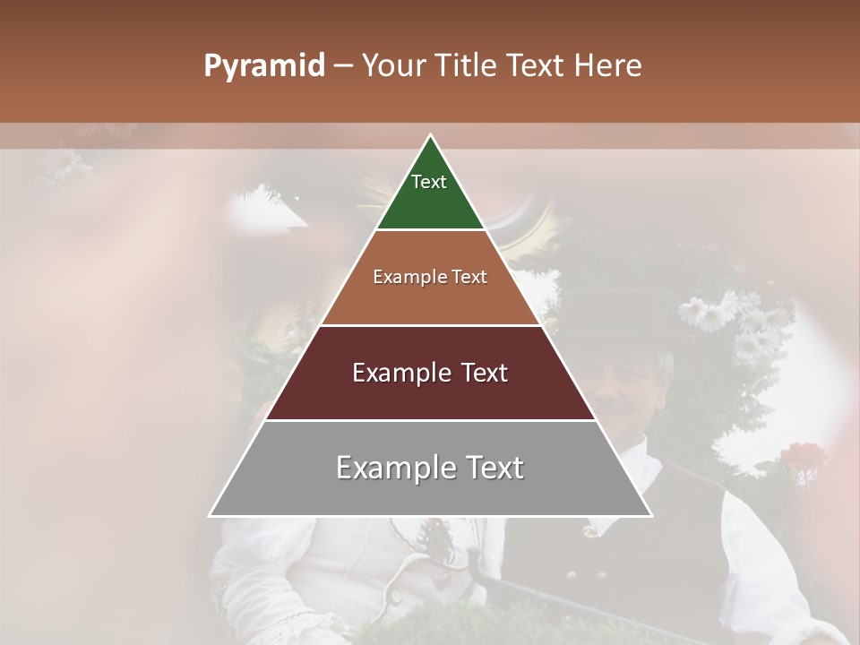 Events Male Seated PowerPoint Template