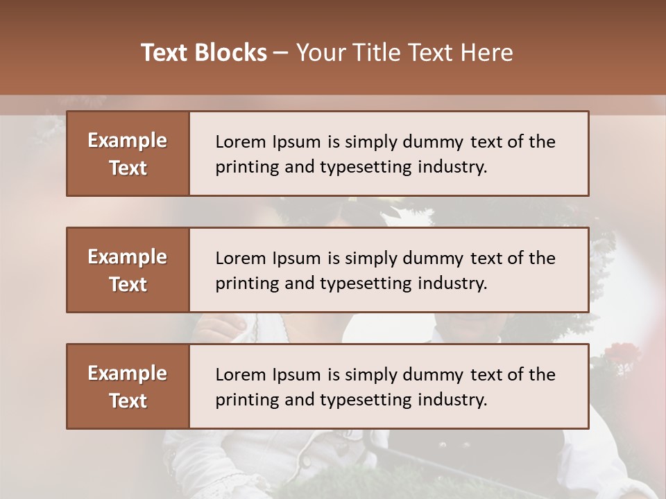 Events Male Seated PowerPoint Template