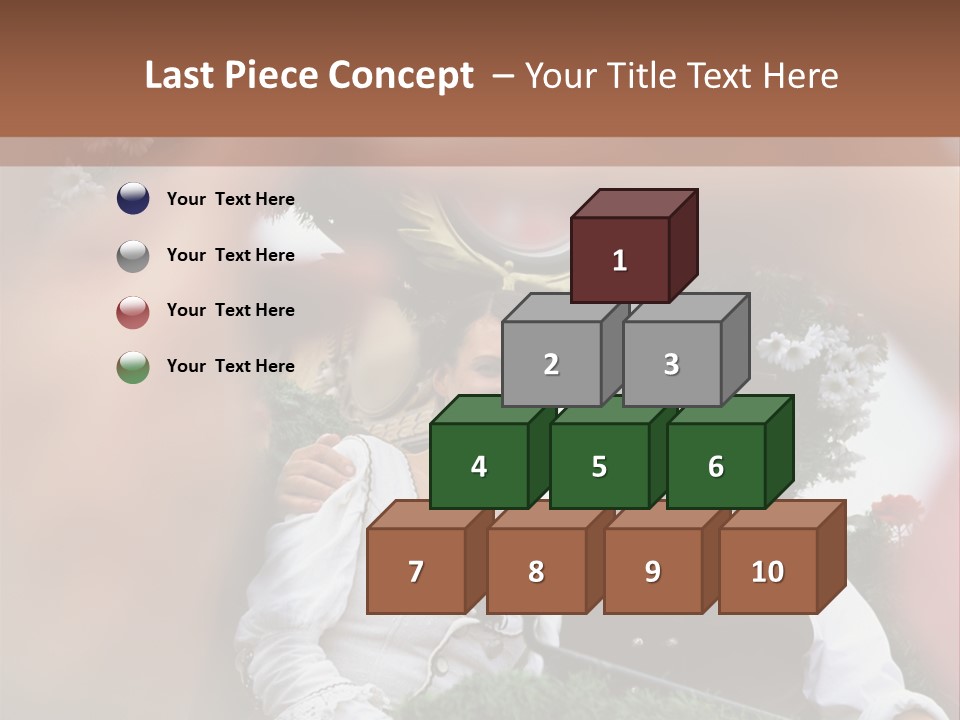 Events Male Seated PowerPoint Template