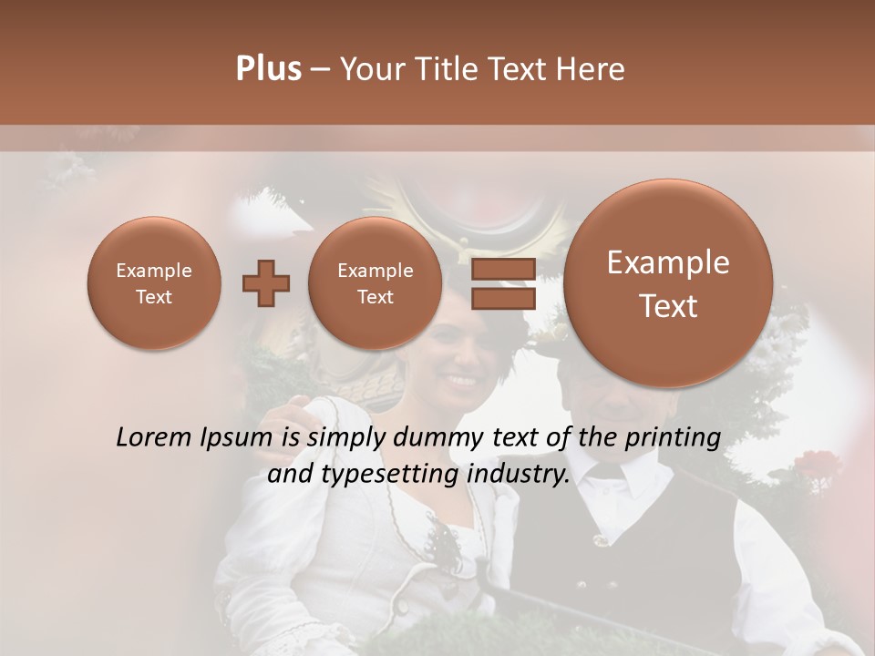 Events Male Seated PowerPoint Template