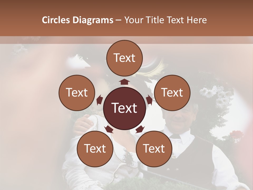 Events Male Seated PowerPoint Template