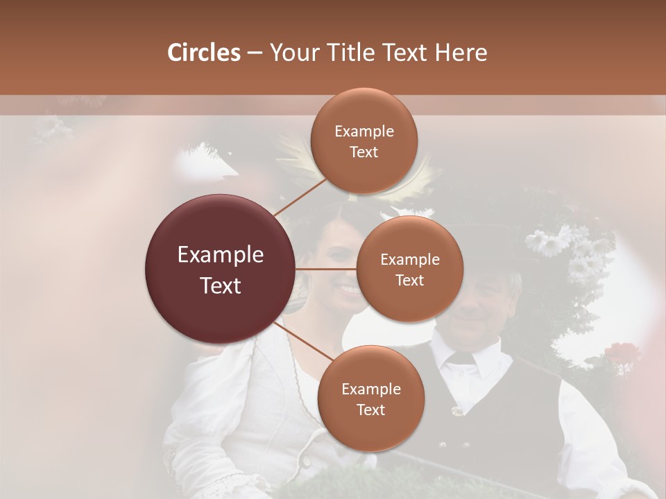 Events Male Seated PowerPoint Template