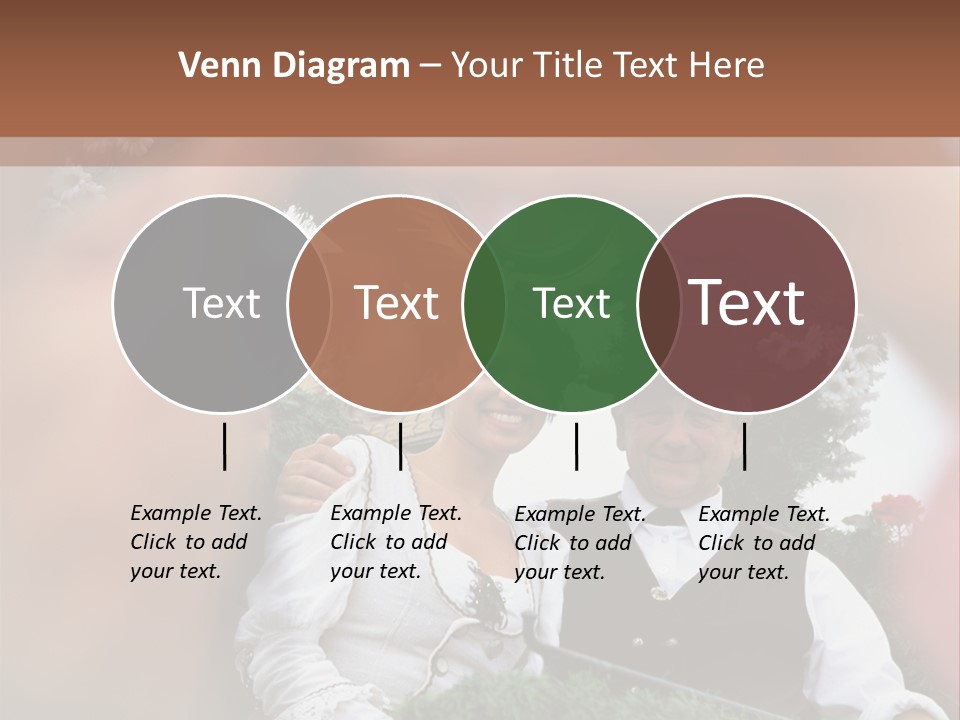 Events Male Seated PowerPoint Template