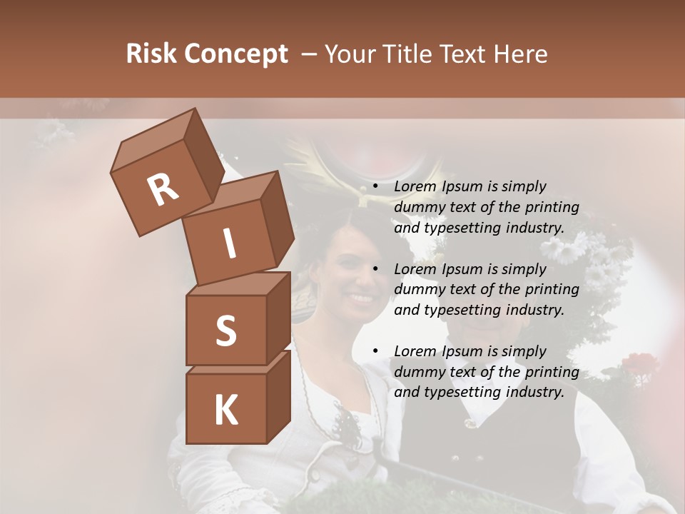 Events Male Seated PowerPoint Template