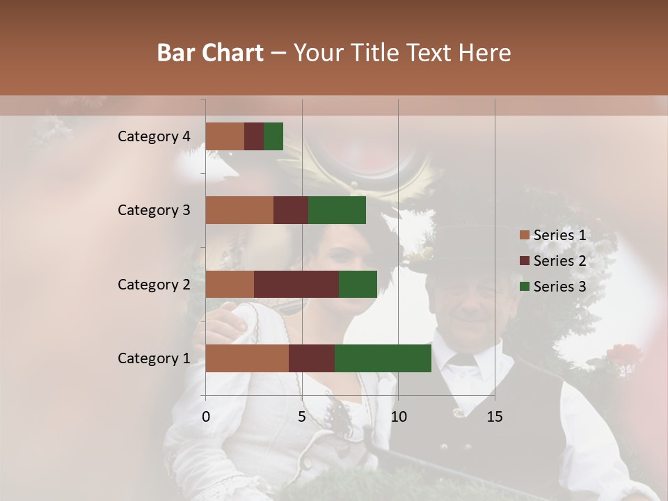 Events Male Seated PowerPoint Template