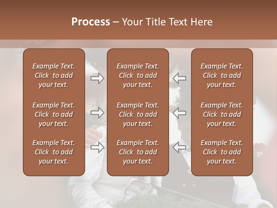 Events Male Seated PowerPoint Template