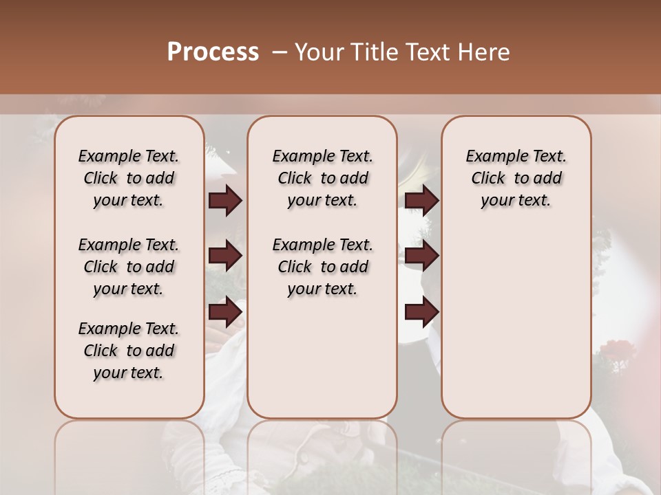 Events Male Seated PowerPoint Template