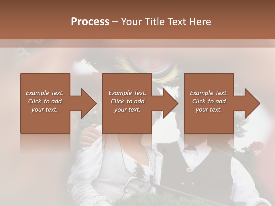 Events Male Seated PowerPoint Template