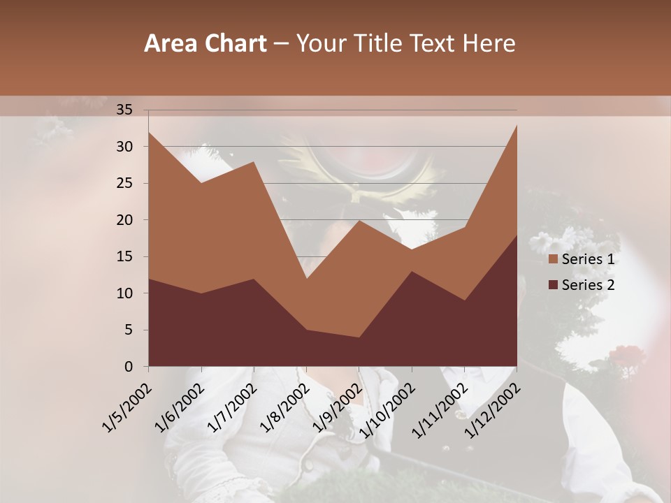 Events Male Seated PowerPoint Template