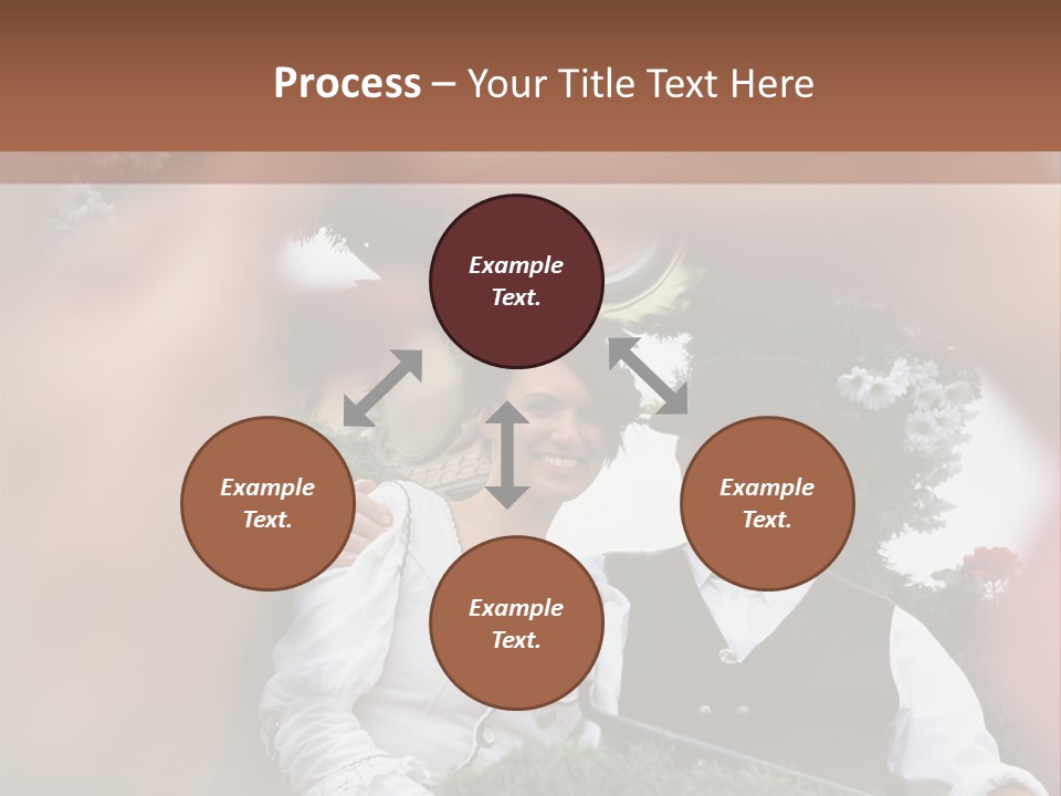 Events Male Seated PowerPoint Template