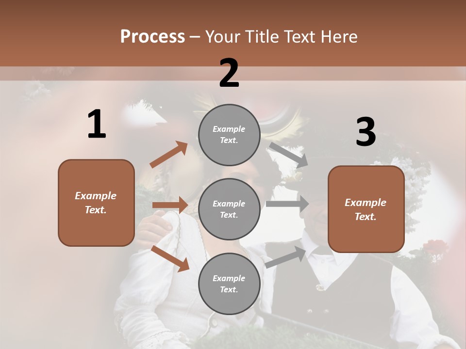 Events Male Seated PowerPoint Template