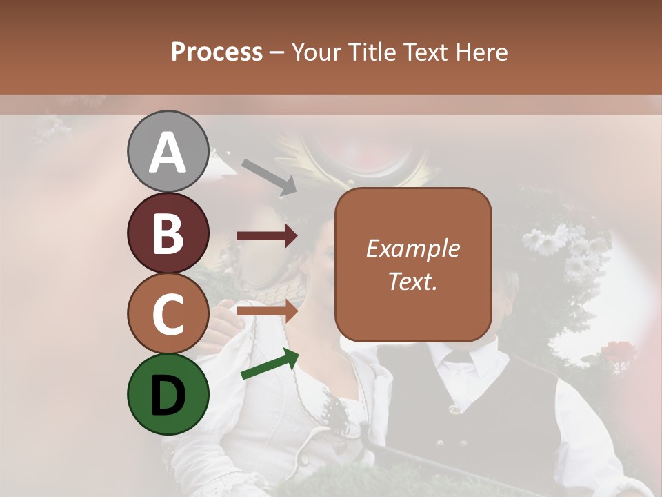 Events Male Seated PowerPoint Template