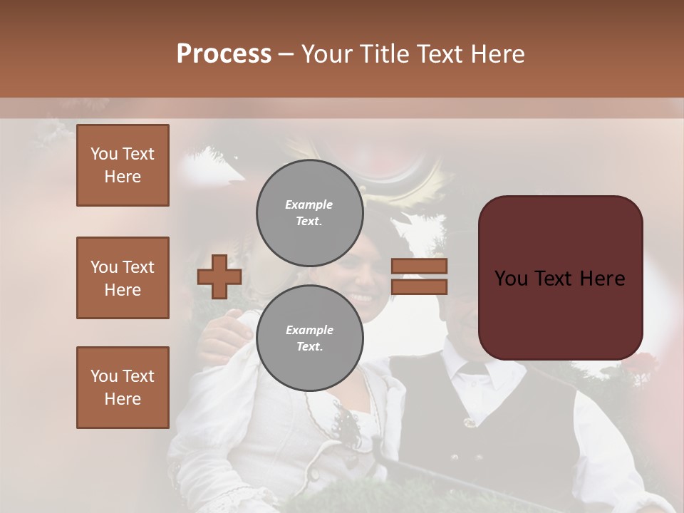 Events Male Seated PowerPoint Template
