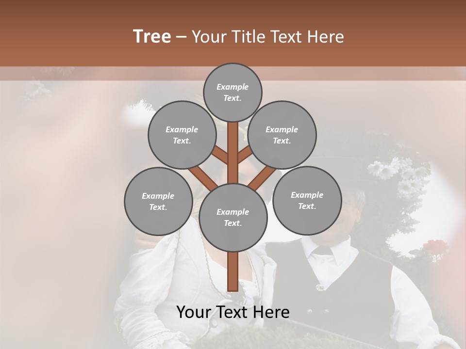 Events Male Seated PowerPoint Template