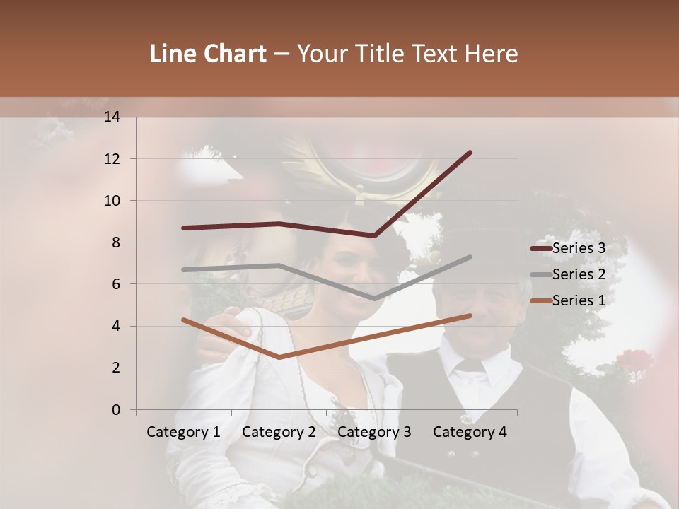 Events Male Seated PowerPoint Template
