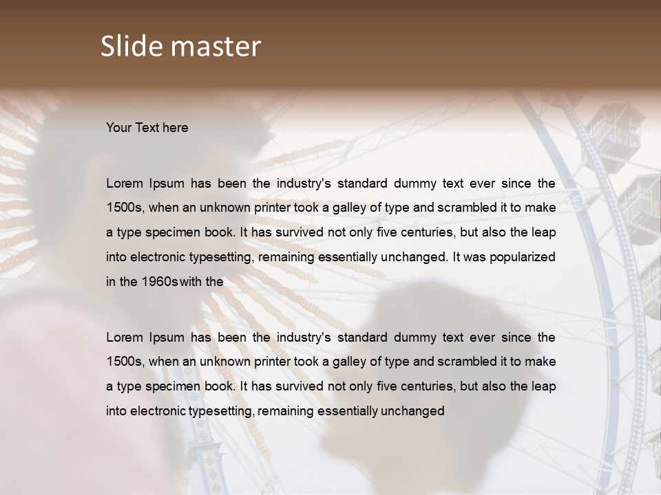 Guy Cheer Heteroual Couple PowerPoint Template