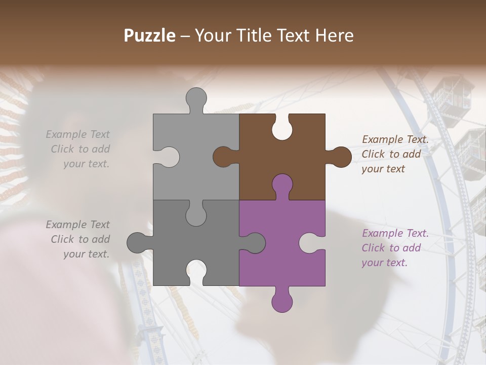 Guy Cheer Heteroual Couple PowerPoint Template