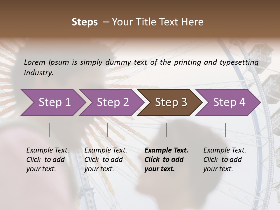 Guy Cheer Heteroual Couple PowerPoint Template