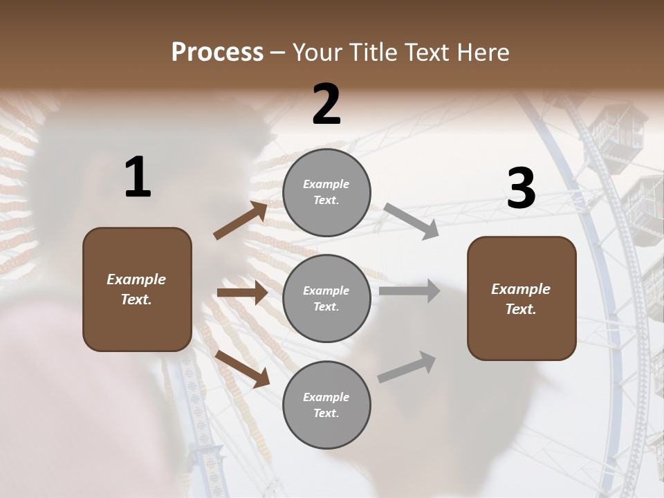 Guy Cheer Heteroual Couple PowerPoint Template