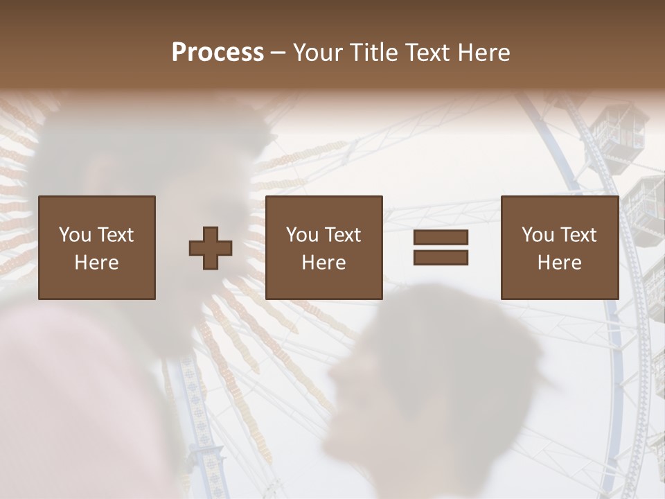 Guy Cheer Heteroual Couple PowerPoint Template