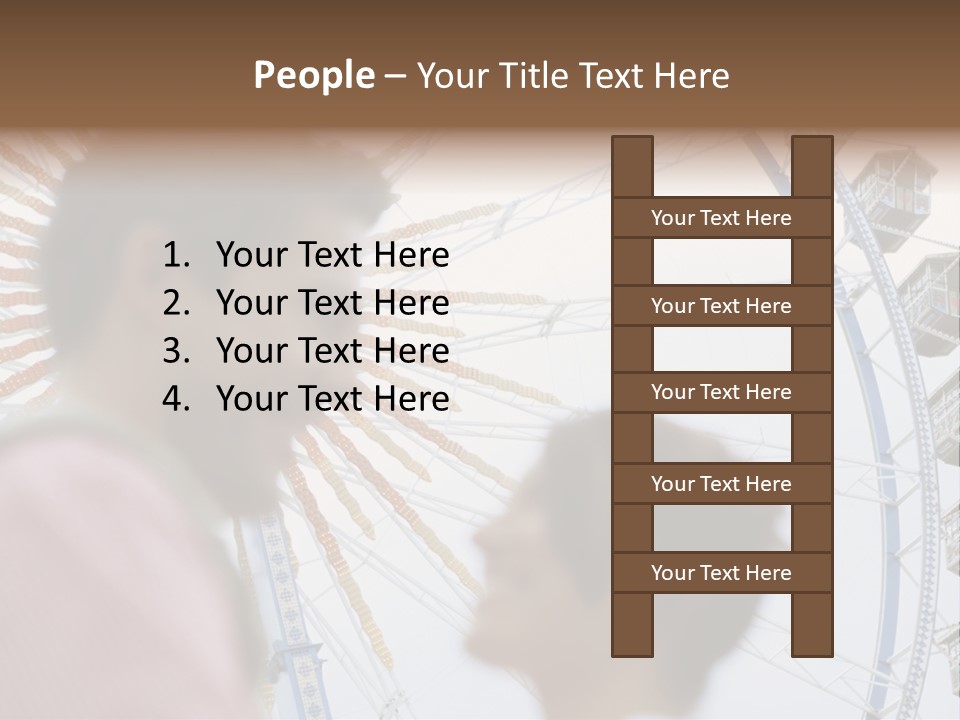 Guy Cheer Heteroual Couple PowerPoint Template