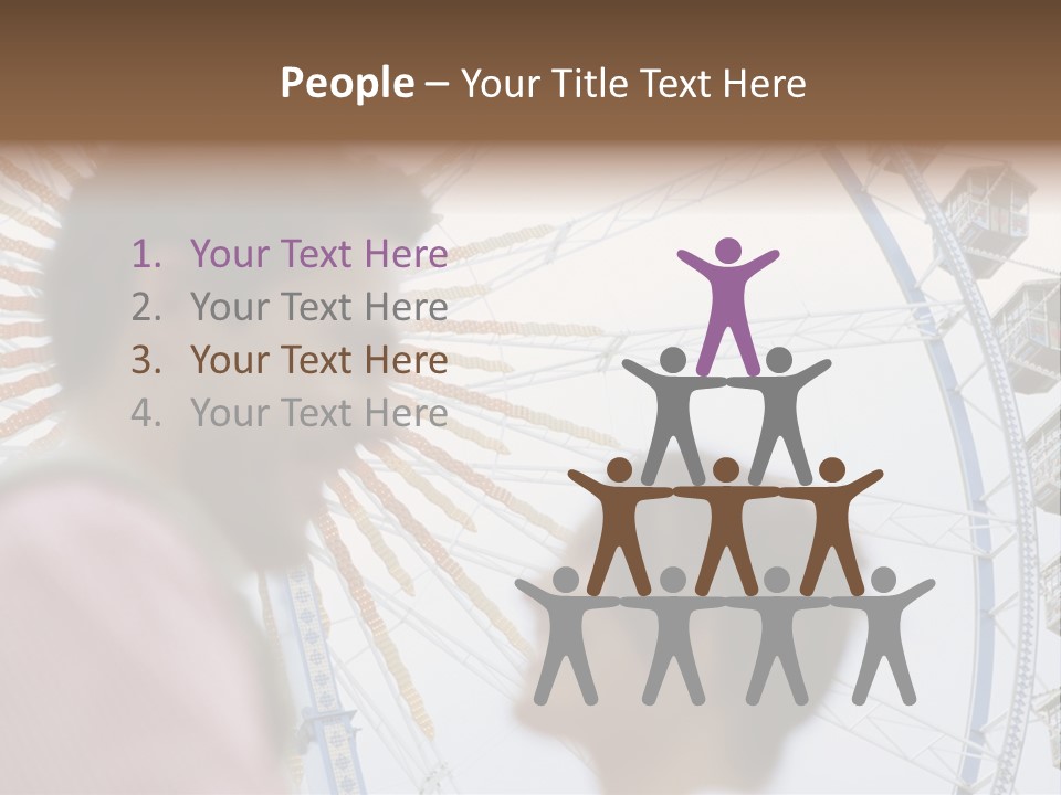 Guy Cheer Heteroual Couple PowerPoint Template