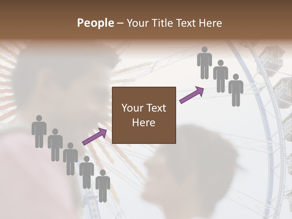 Guy Cheer Heteroual Couple PowerPoint Template