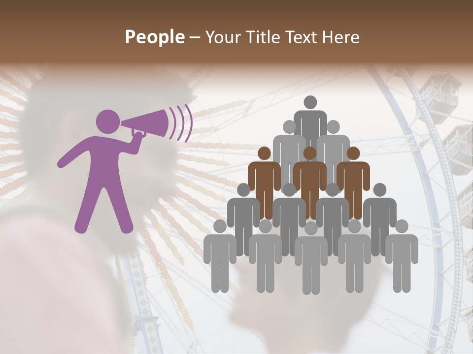 Guy Cheer Heteroual Couple PowerPoint Template