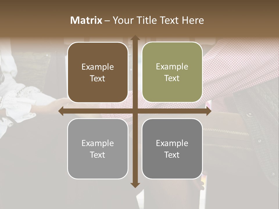 Grown Up Amusement Parks Holding Hands PowerPoint Template