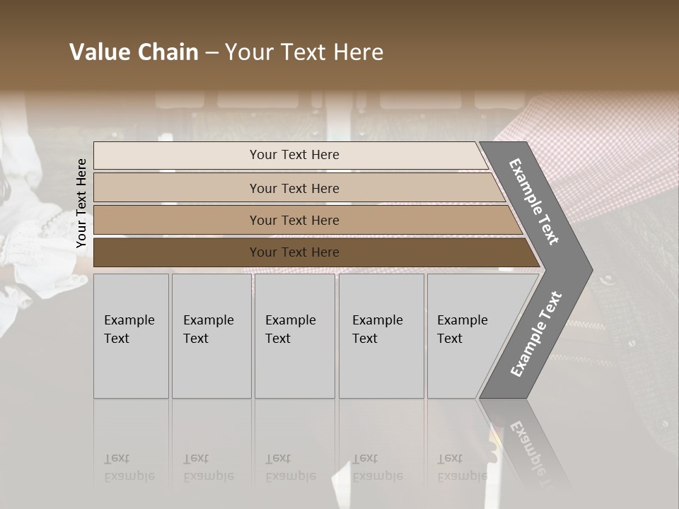 Grown Up Amusement Parks Holding Hands PowerPoint Template