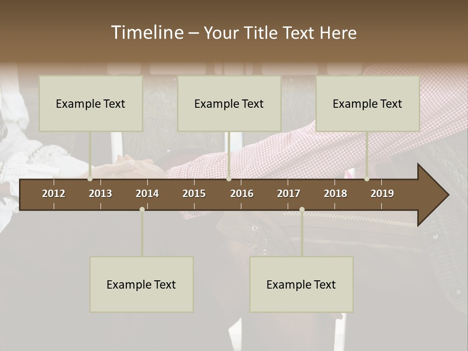 Grown Up Amusement Parks Holding Hands PowerPoint Template