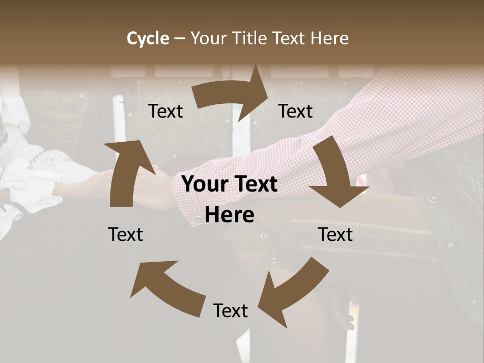 Grown Up Amusement Parks Holding Hands PowerPoint Template