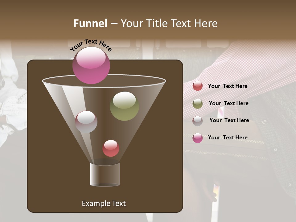 Grown Up Amusement Parks Holding Hands PowerPoint Template