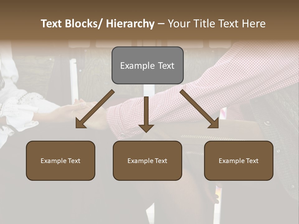 Grown Up Amusement Parks Holding Hands PowerPoint Template