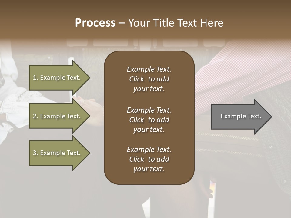 Grown Up Amusement Parks Holding Hands PowerPoint Template