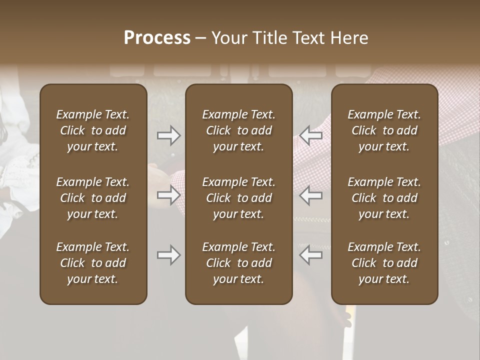 Grown Up Amusement Parks Holding Hands PowerPoint Template