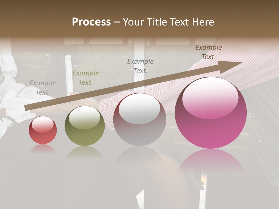 Grown Up Amusement Parks Holding Hands PowerPoint Template