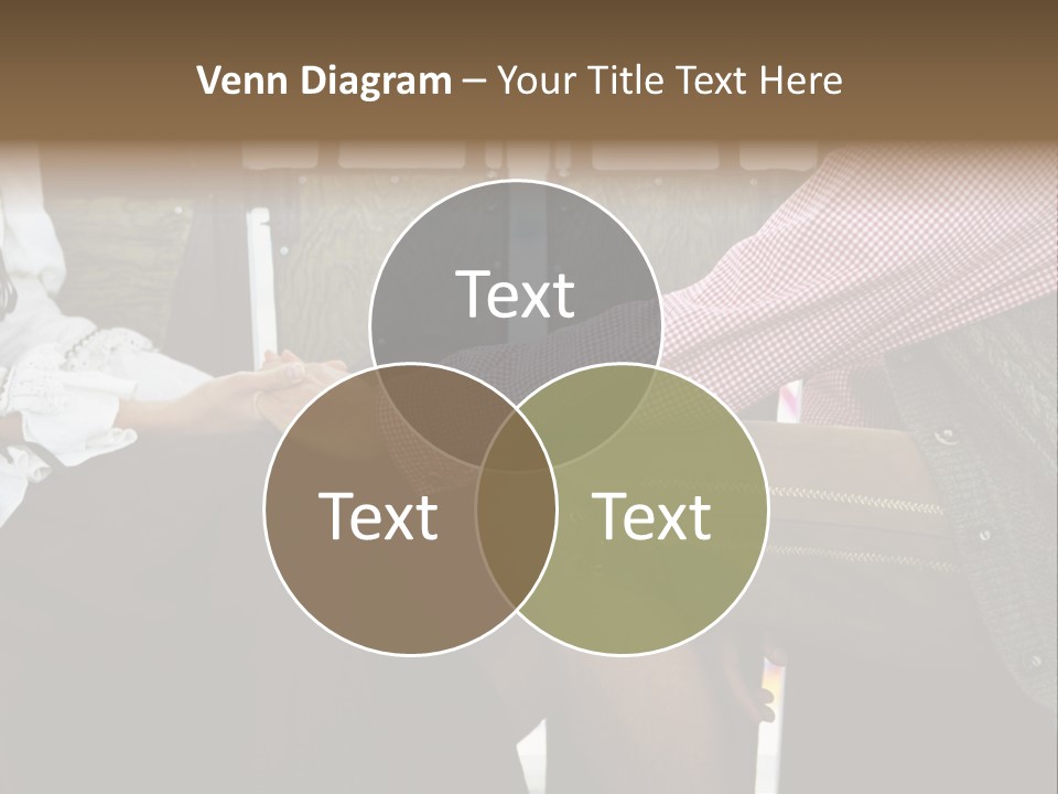 Grown Up Amusement Parks Holding Hands PowerPoint Template