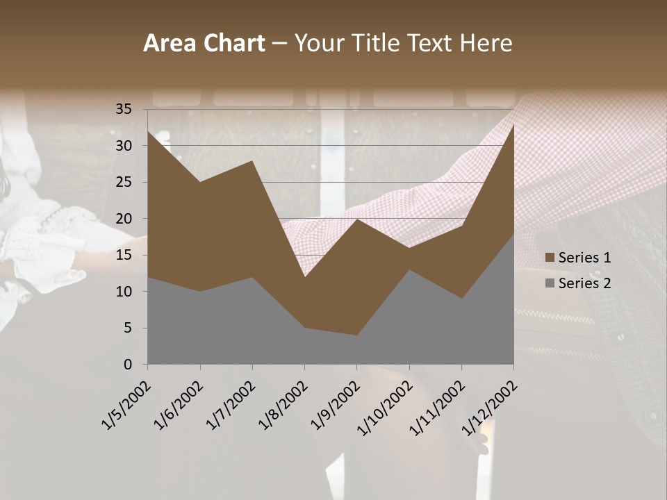 Grown Up Amusement Parks Holding Hands PowerPoint Template