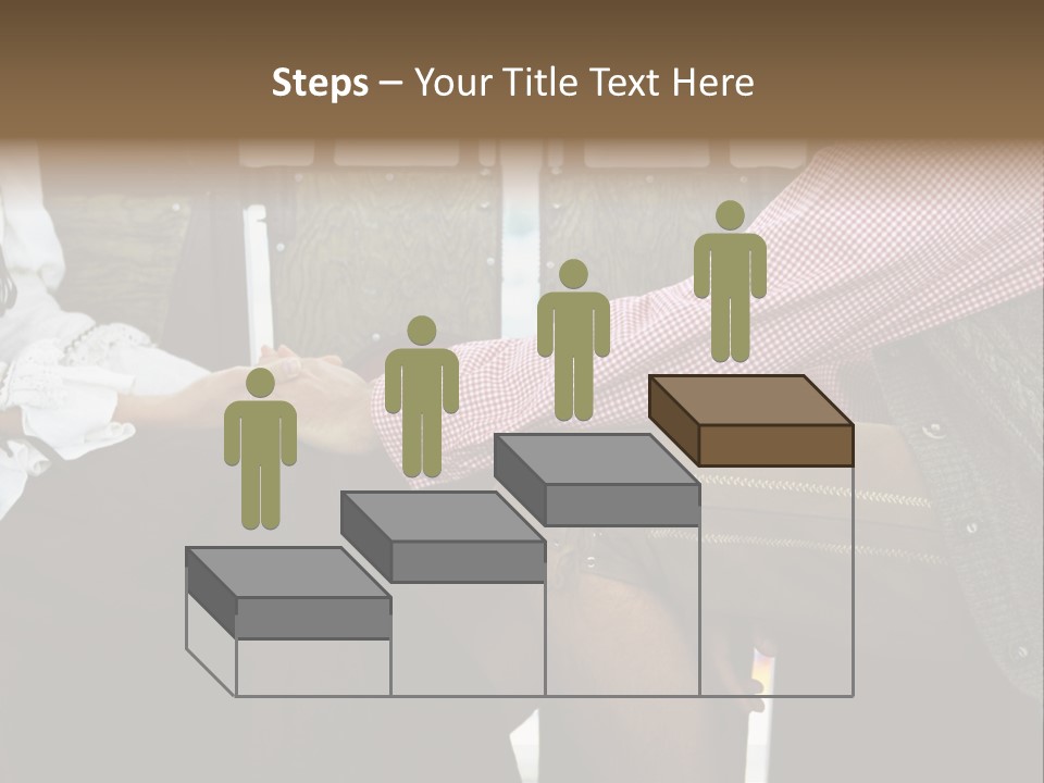 Grown Up Amusement Parks Holding Hands PowerPoint Template