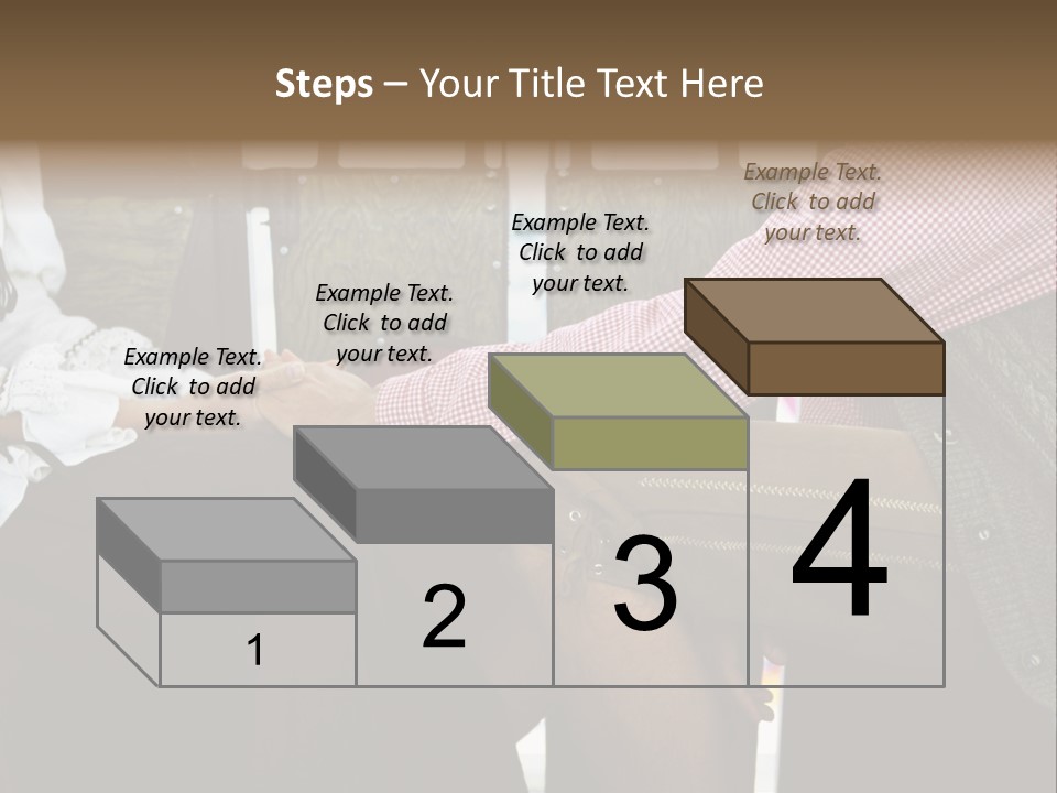 Grown Up Amusement Parks Holding Hands PowerPoint Template