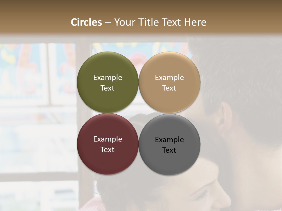 Hugging Fun Fairs German Beerfest PowerPoint Template